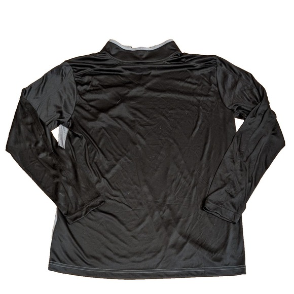 Atlanta Falcons  Men's XL 1/4 ZIP Long sleeve Gray & Black NFL Team Apparel, NWT - Picture 11 of 12